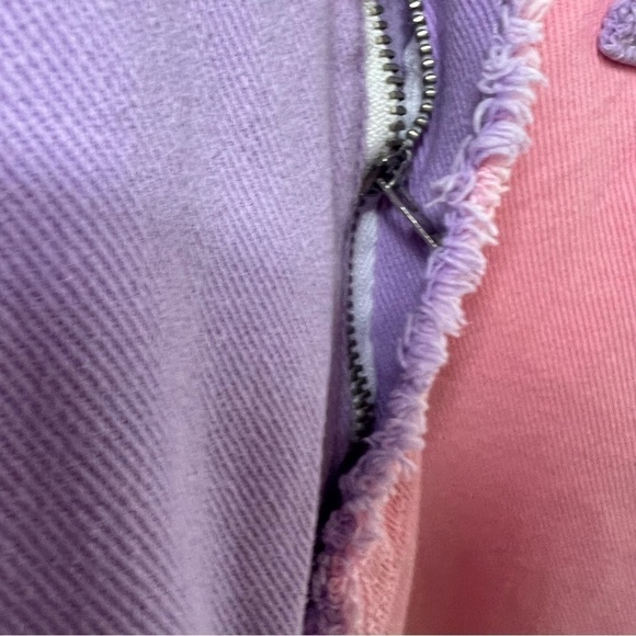 PAODIKUAI Women Patchwork Jeans Raw Hem Denim Pants Slim Bootcut Jean - Picture 7 of 11